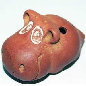 Мастерская Никифорова MN-OMS-8 Окарина малая сувенирная Бегемотик.