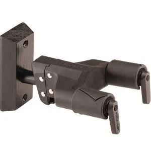 Hercules GSP38WBK Кронштейн для гитары настенный с автозахватом (жесткое крепление).