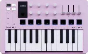 Arturia MiniLab 3 Rose Quartz MIDI-клавиатура.