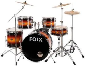 Foix LH-21H22 Барабанная установка, оранжево/черная.