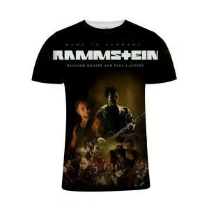 Футболка с принтом Rammstein. Размер XL.