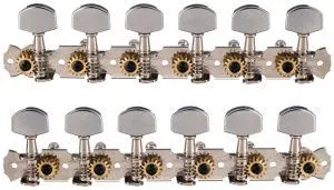 Paxphil J-32-12-CR Комплект колковой механики на планке для 12-струнной гитары.