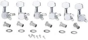 Musiclily MX1368CR-6 Комплект колков универсальный для гитары, 6л, локовые, хром.