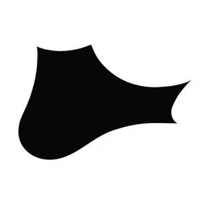 Alice A025J Защитная накладка фигурная черная.