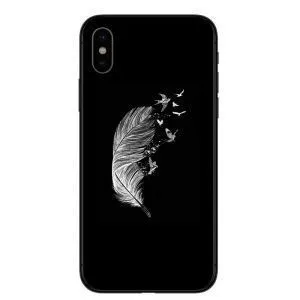 Чехол для смартфона iPhone 7plus/8plus. Перо.