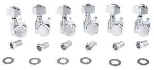 Musiclily MX1510CR-6 Комплект колков универсальный для гитары, 6л, локовые, хром.