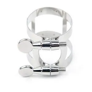 Rico RTS1LN-B Лигатура для саксофона тенор, никелированная, без упаковки.