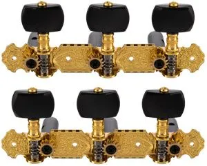 Alice AOS-020B3P Комплект колков на планке для классической гитары.