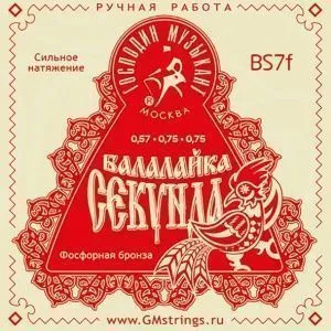 Господин Музыкант BS7F Комплект струн для балалайки-секунда.