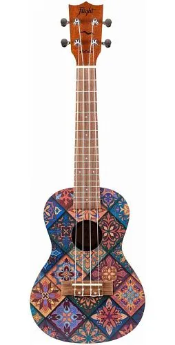 Flight AUC-33 Fusion Укулеле концерт, с чехлом.