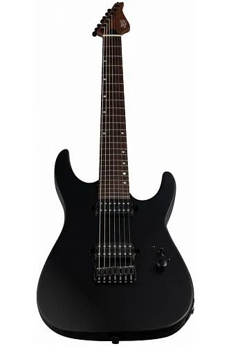 JET JS-507 BK Электрогитара 7-ми струнная, Superstrat.