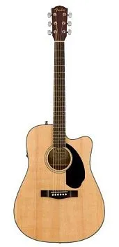 Fender CD-60SCE Natural Гитара электроакустическая.