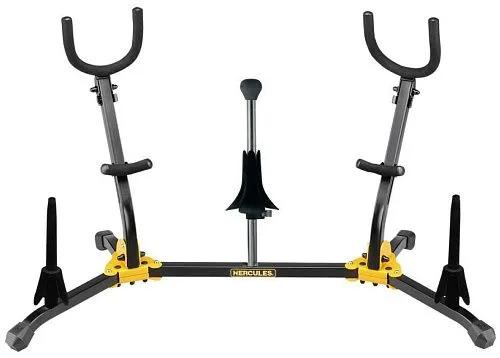 Hercules DS538B Стойка для альт/тенор саксофона со штифтом кларнет/флейта.