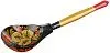 "Хохлома" LHL6401 Ложка деревянная полубаская, роспись хохломская традиционная.-0