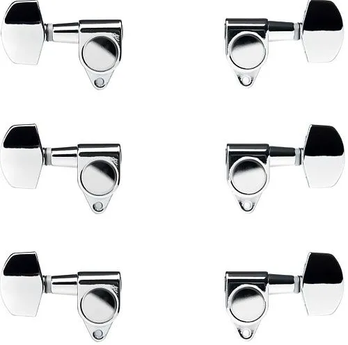 Paxphil J-101-3+3-CR Комплект колков для гитары, 3+3, хром.