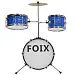 Foix CDF-1096BL Ударная установка детская.-6