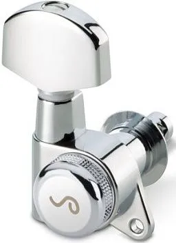 Schaller 10020223.02.52 M6 135 Locking 19,5 Комплект локовые колков для гитары 3+3, хром.