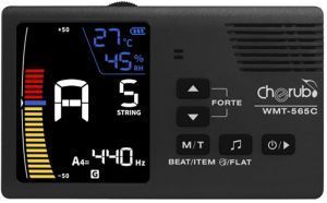 Cherub WMT-565C Универсальный метроном / тюнер / тон-генератор, с термометром и гигрометром. 